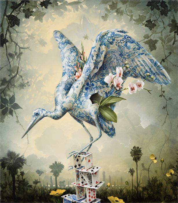 Kevin Sloan, Memorial Garden, 48"x42", 2015
